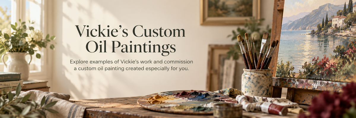 Custom oil paintings by Vickie Van Fleet